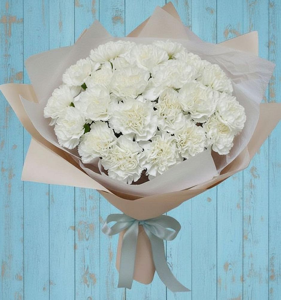 Букет цветов из: Гвоздики в Пластун