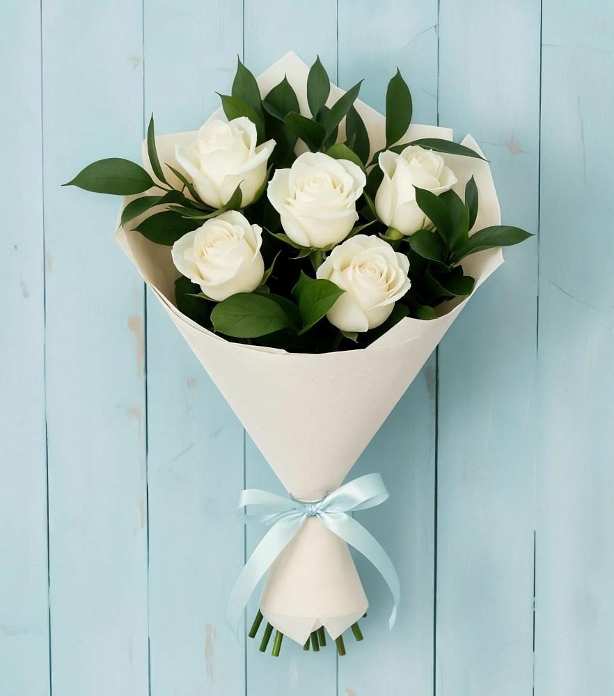 Букет цветов из: Розы в Пластун