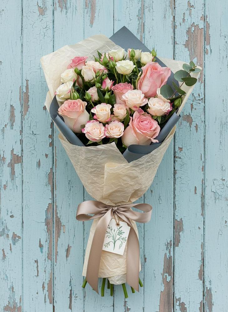 Букет цветов из: Розы в Пластун