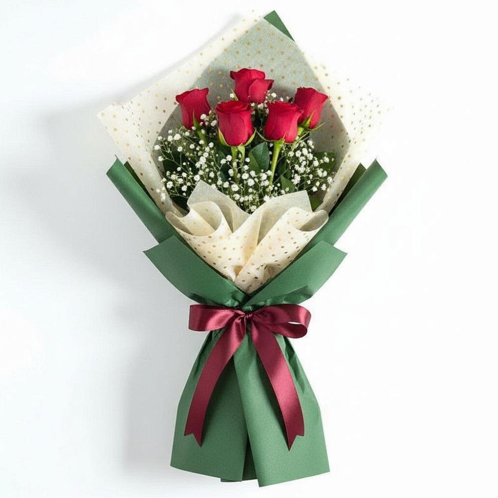 Букет цветов из: Розы в Пластун