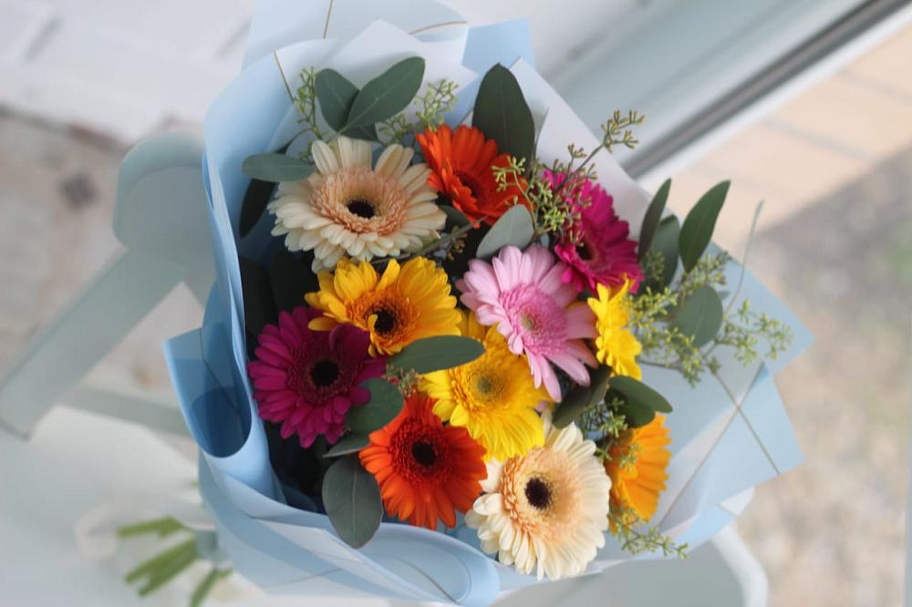 Букет цветов из: Герберы в Пластун