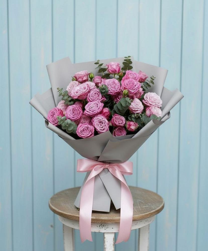 Букет цветов из: Розы в Пластун