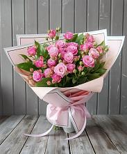 Букет Розовый кустик в Пластун