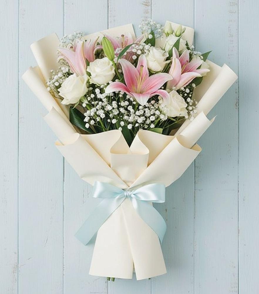 Букет цветов из: Лилии в Пластун