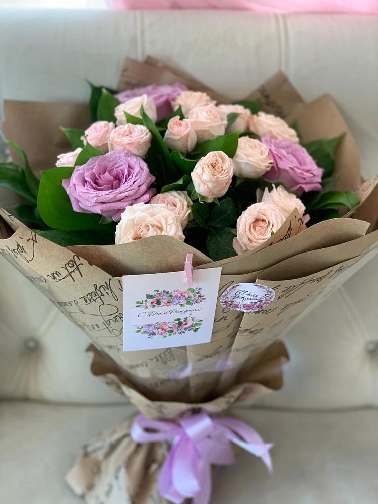 Букет цветов из: Розы в Пластун