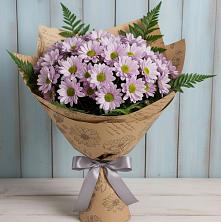 Букет цветов из:  Хризантемы в Пластун
