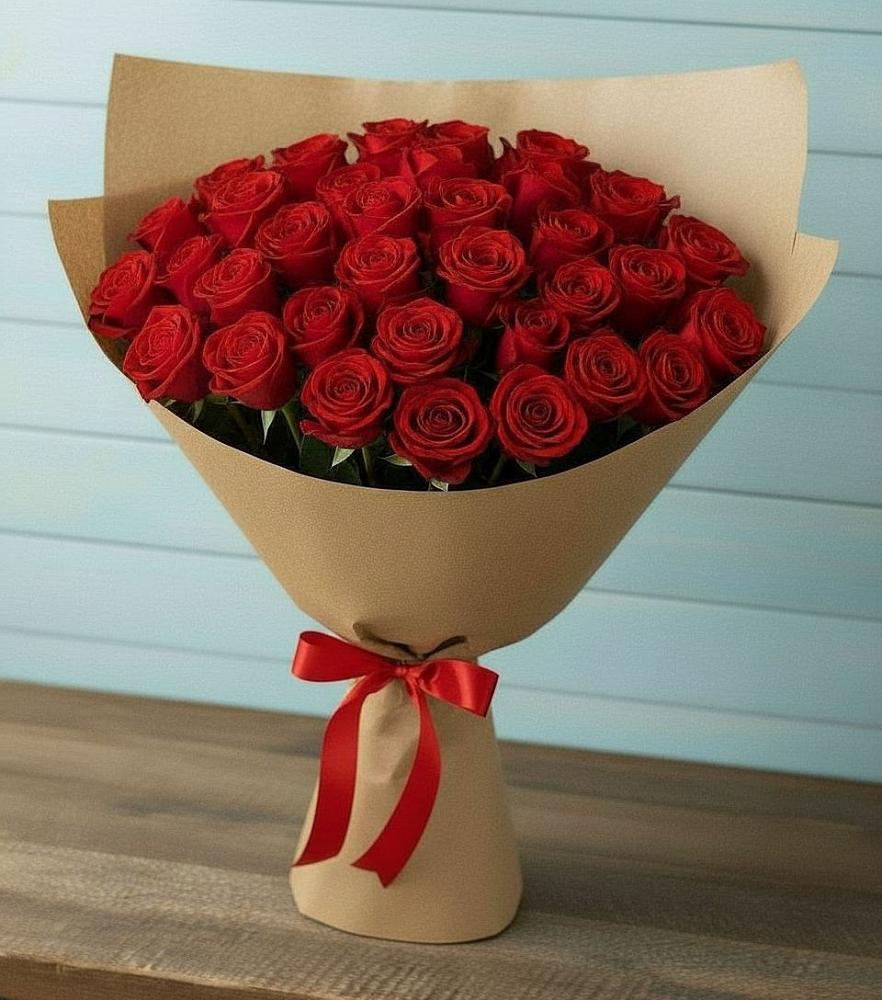 Букет Красные розы Милано в Пластун