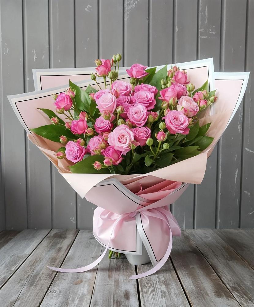 Букет Розовый кустик в Пластун