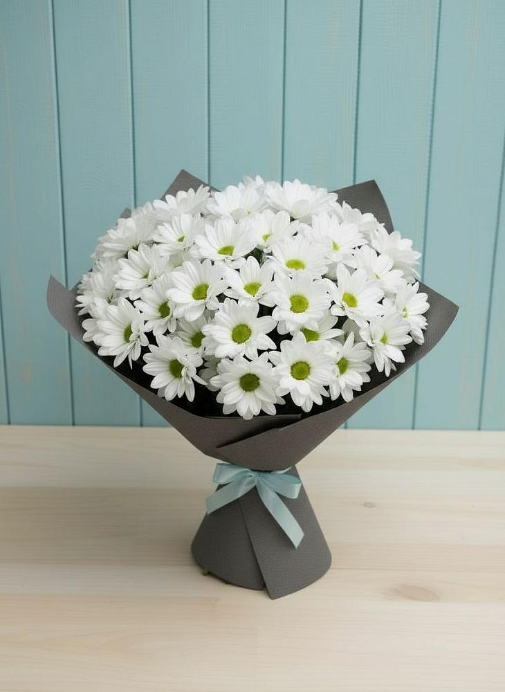 Букет цветов из: Хризантемы в Пластун