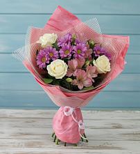 Букет цветов из:  Герберы #REPLACE_PRED# Пластун