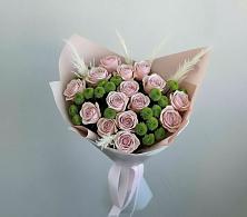 Букет цветов из:  Розы и Хризантемы в Пластун