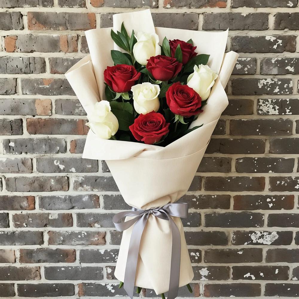 Букет цветов из: Розы в Пластун