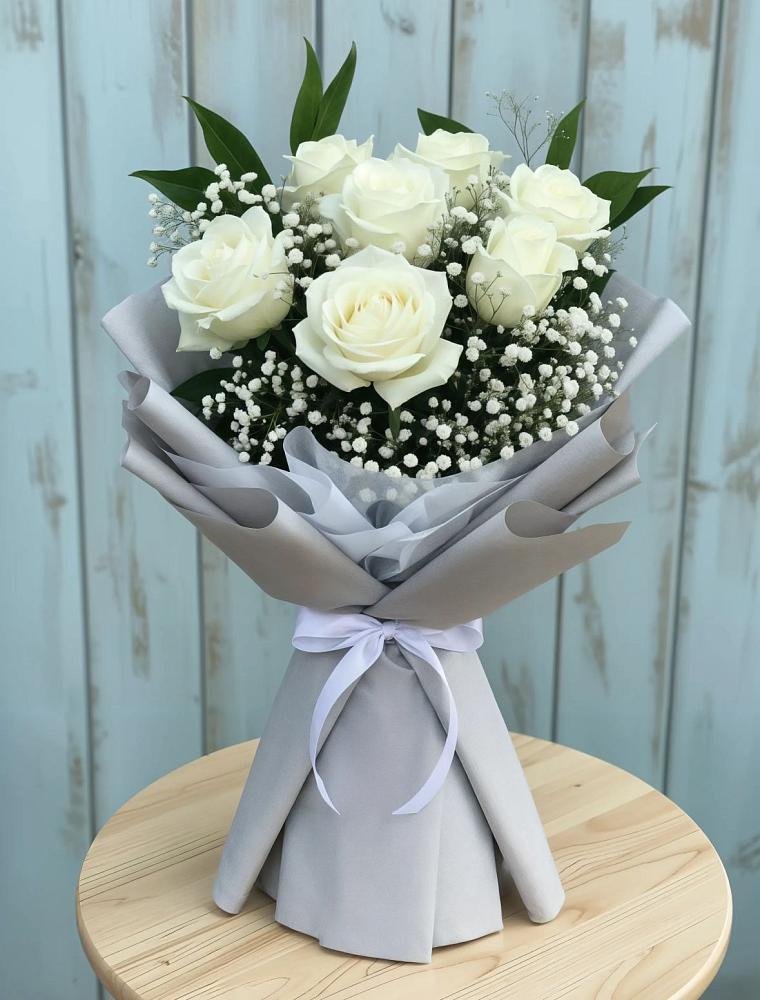 Букет цветов из: Розы в Пластун