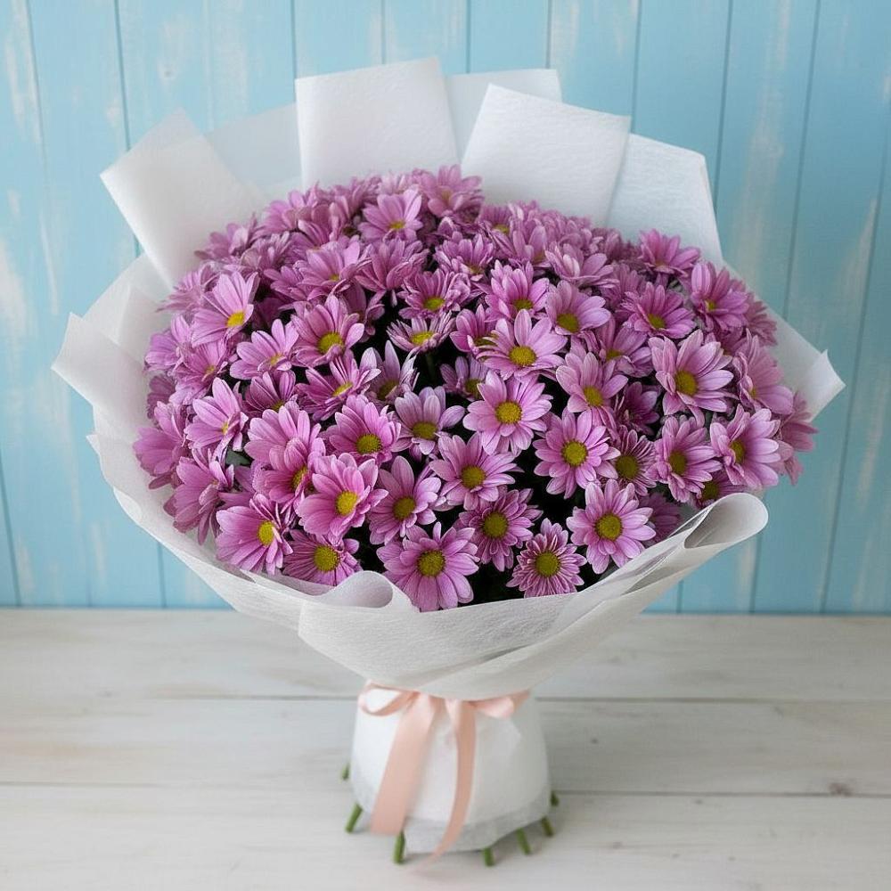 Букет цветов из: Хризантемы в Пластун