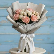 Букет цветов из:  Розы в Пластун