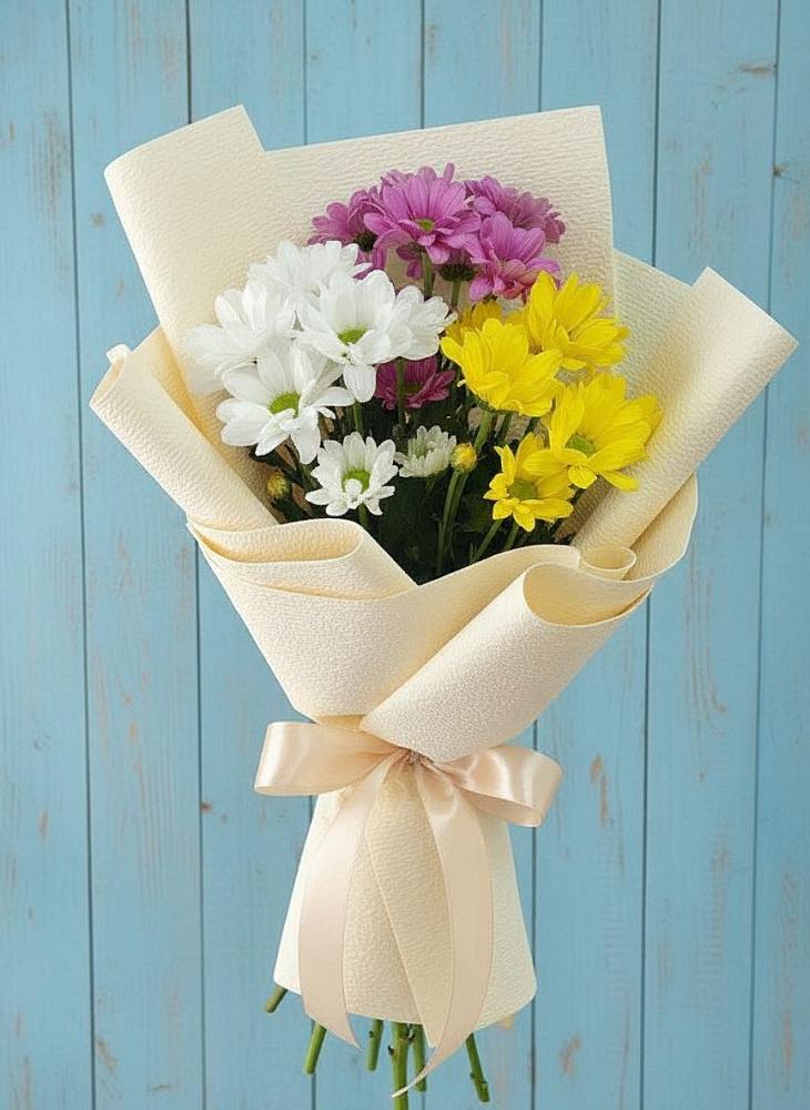 Букет цветов из: Хризантемы в Пластун