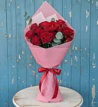Букет цветов из:  Розы в Пластун