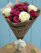 Букет цветов из:  Розы #REPLACE_PRED# Пластун