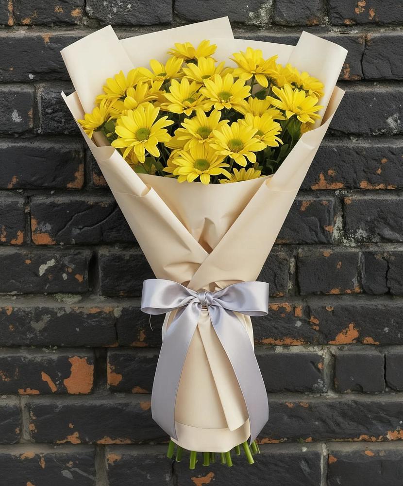 Букет цветов из: Хризантемы в Пластун