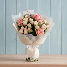 Букет цветов из:  Розы в Пластун