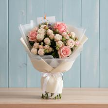 Букет цветов из:  Розы в Пластун