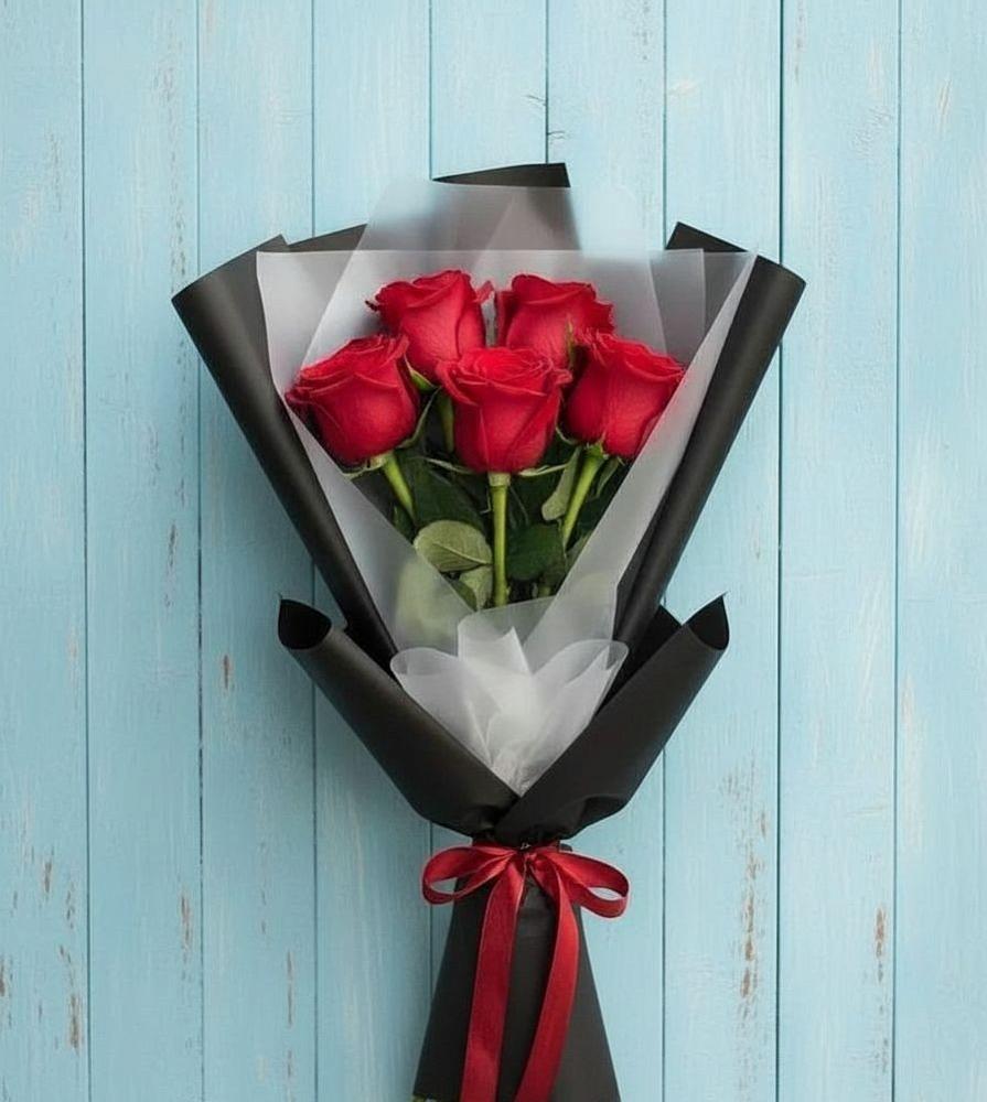 Букет цветов из: Розы в Пластун