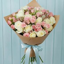 Букет цветов из:  Розы в Пластун