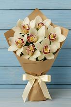 Букет цветов из:  Орхидеи и Розы в Пластун